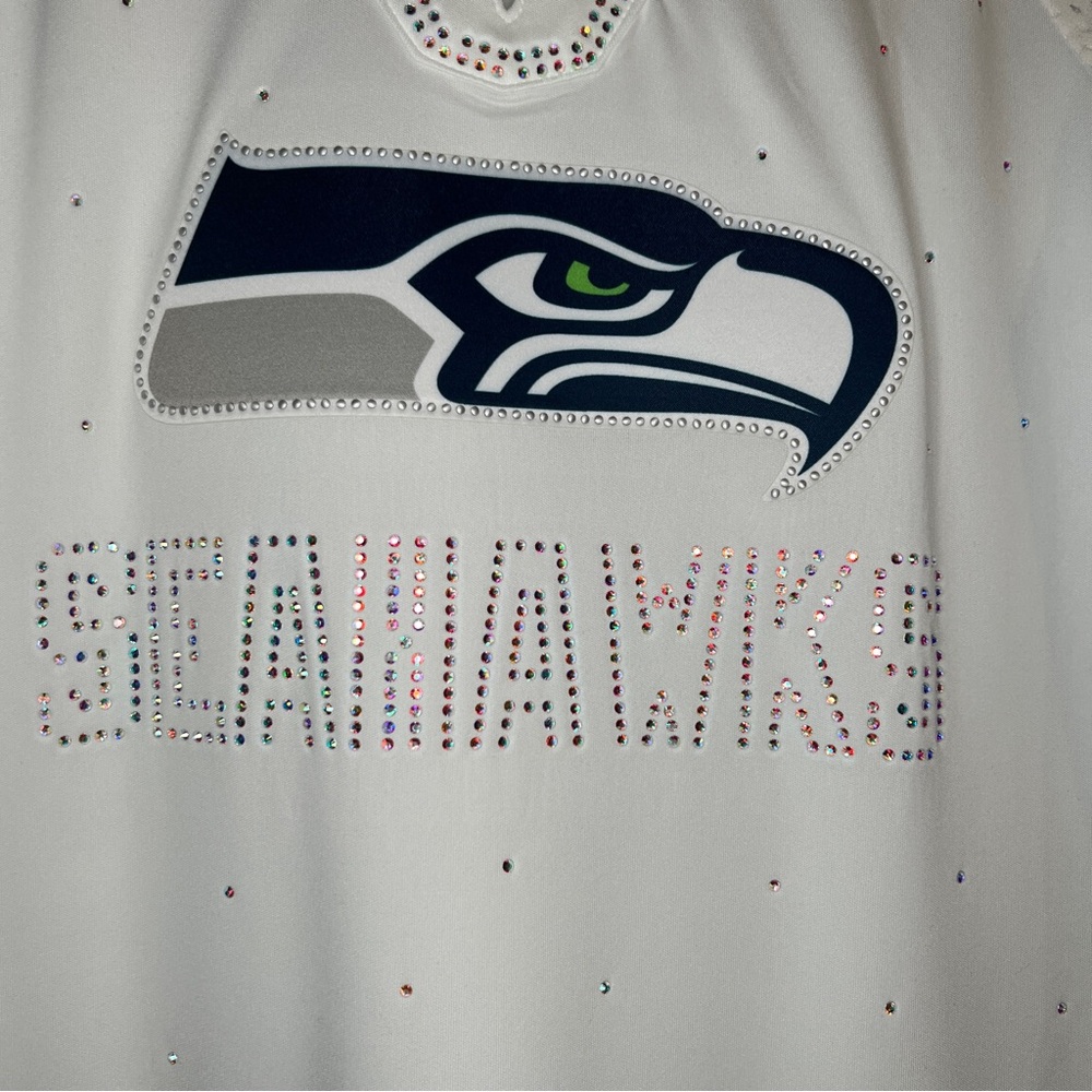 Seattle Seahawks Rhinestone Jersey [3R] - Picture 3 of 8